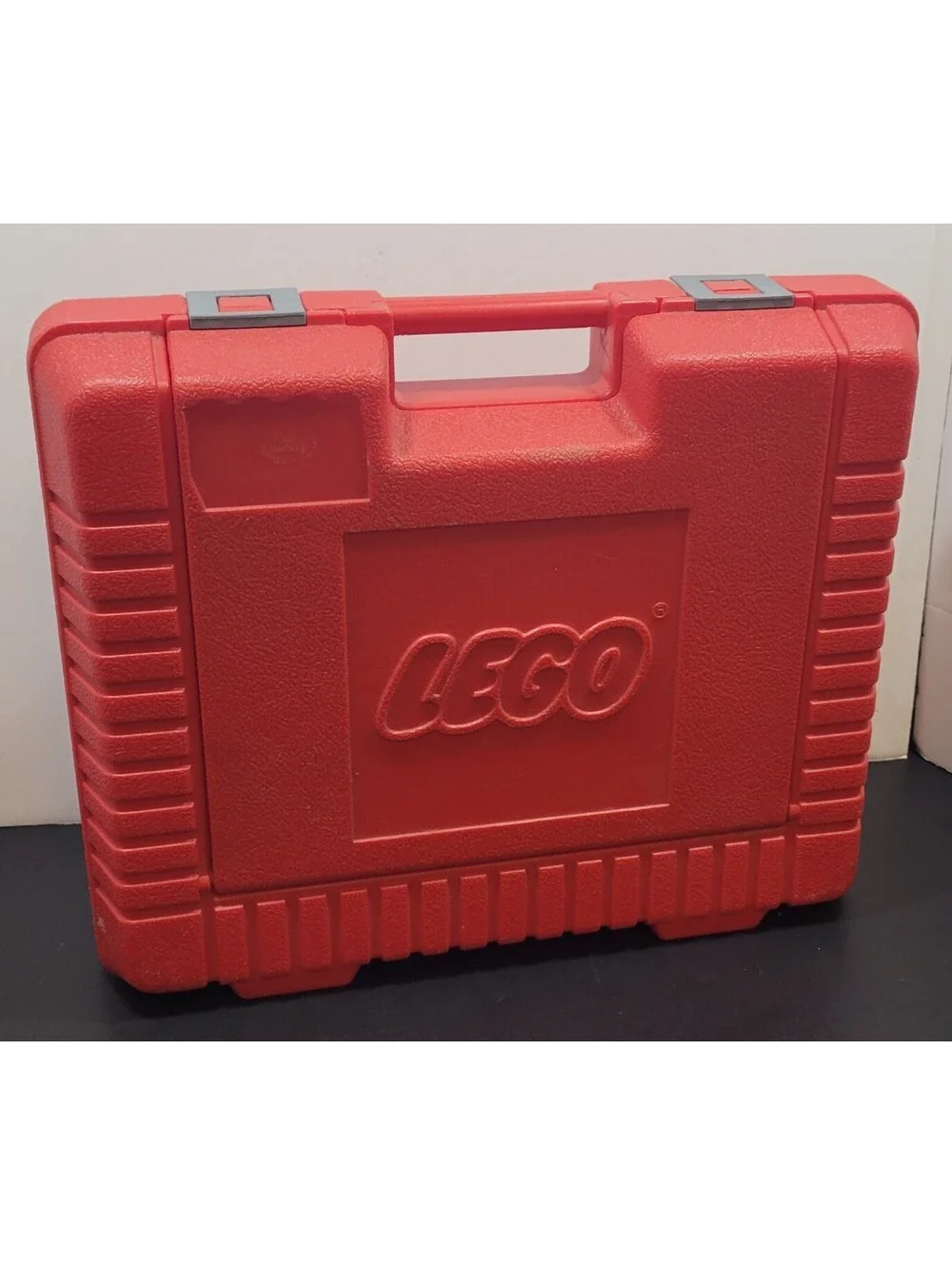 Vintage 1985 Red LEGO Hard Plastic Carrying Case Snap Close - Case Only